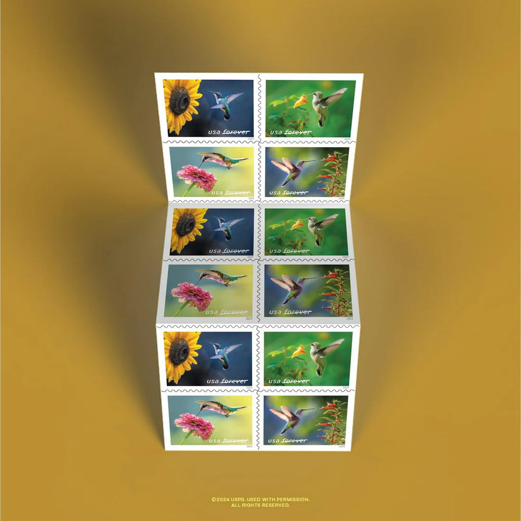 Garden Delights USPS Forever Postage Stamps (5) books of 20 (100 total)