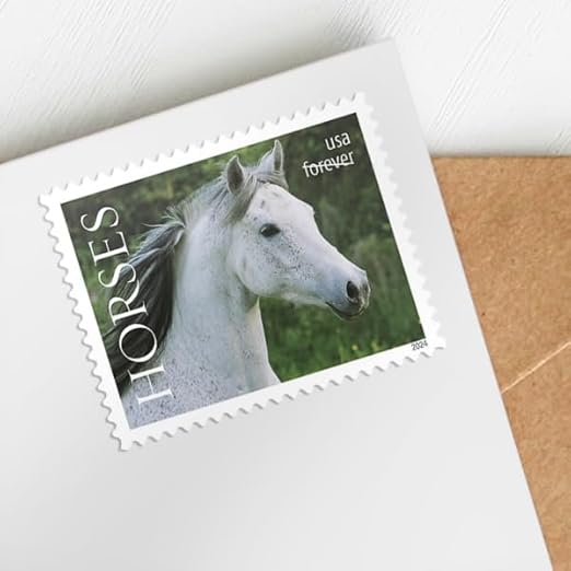 Horses 2024 5 sheets of 20 (100 total) USPS Forever