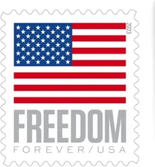 2023 American Flag Coil/roll of 100 Sealed USPS Forever Postage Stamps