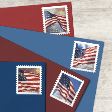 2024 American Flags Coil/roll of 100 Sealed USPS Forever Postage Stamps