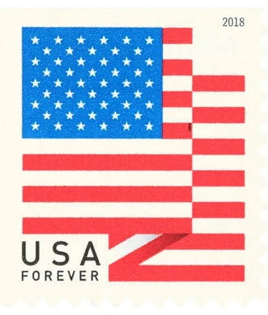 Coil/roll Year 2018 of 100 Brand New Sealed USPS Forever Postage Stamps